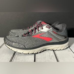 Brooks Adrenaline GTS 18 Gray & Pink Running Shoes, Women’s 6.5